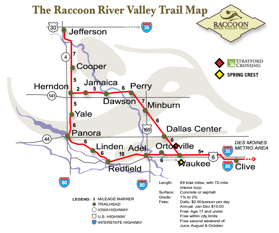 Raccoon River Trail Map Residential Developments | Landmark Companies